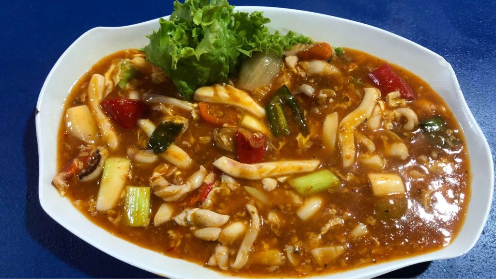 Resep cumi saos padang