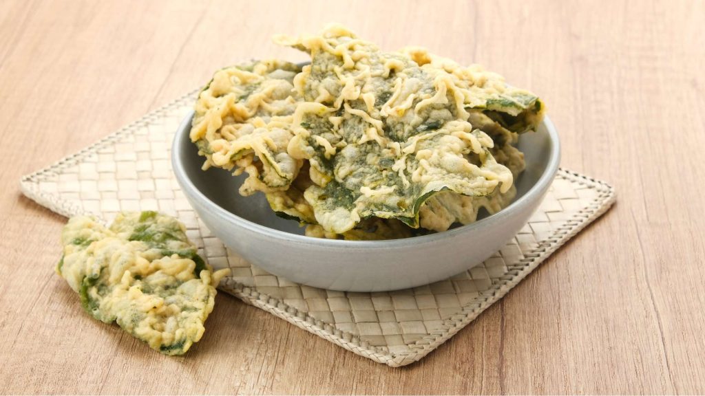 Resep keripik bayam crispy