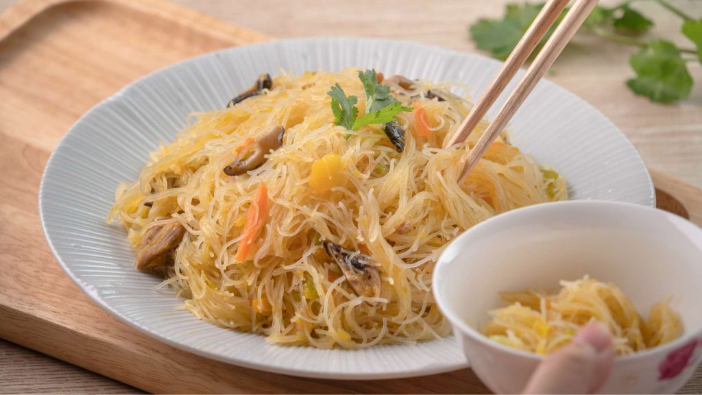 Bihun goreng sederhana