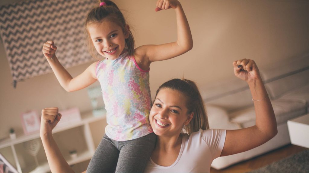 Strong mom