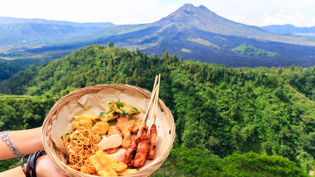Makan siang di Bali