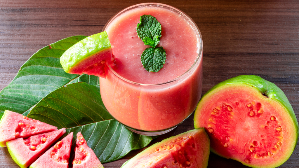 Jus buah jambu biji
