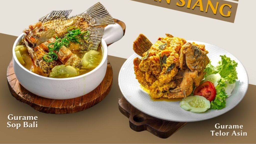 Gurame telor asin di Radja Gurame