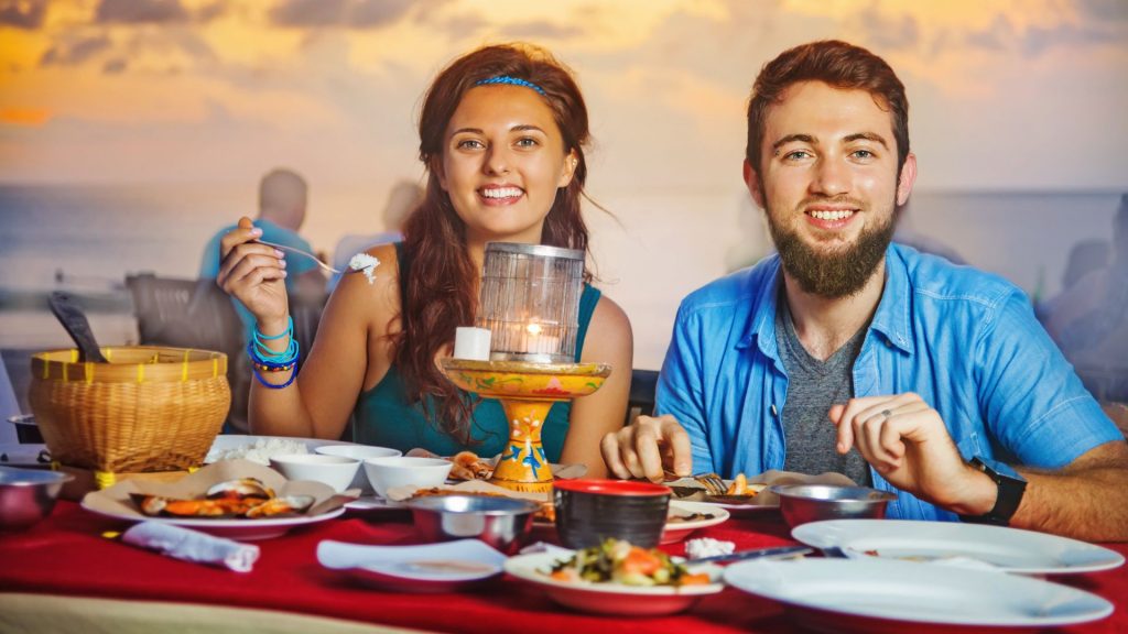 Dua cara menikmati seafood Jimbaran