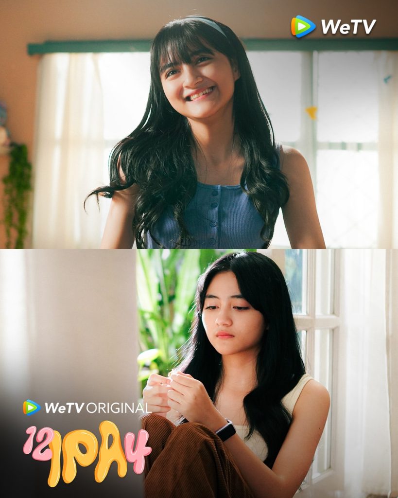 Nayla sebagai Hanin dan Hana di 12 IPA 4