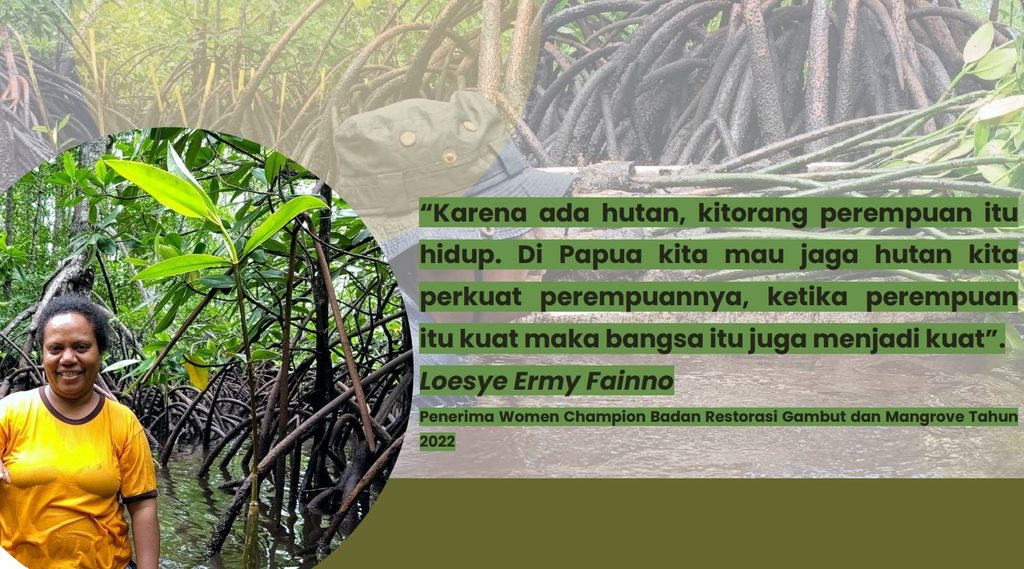 Perempuan, garda terdepan mangrove Raja Ampat